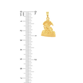 22K Gold Elegant Lord Vishnu Pendant